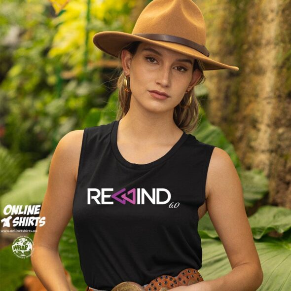 Rewind UK Dance Reunion DJ Tank Top Black 2025