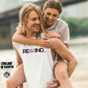 Rewind UK Dance Reunion DJ Tank Top White 2025