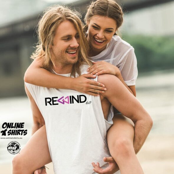 Rewind UK Dance Reunion DJ Tank Top White 2025