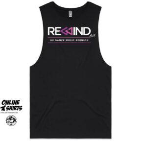 Rewind UK Dance Reunion Tank Top Black 2025 Front