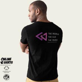 Rewind UK Dance Reunion DJ Shirt Black Back 2025