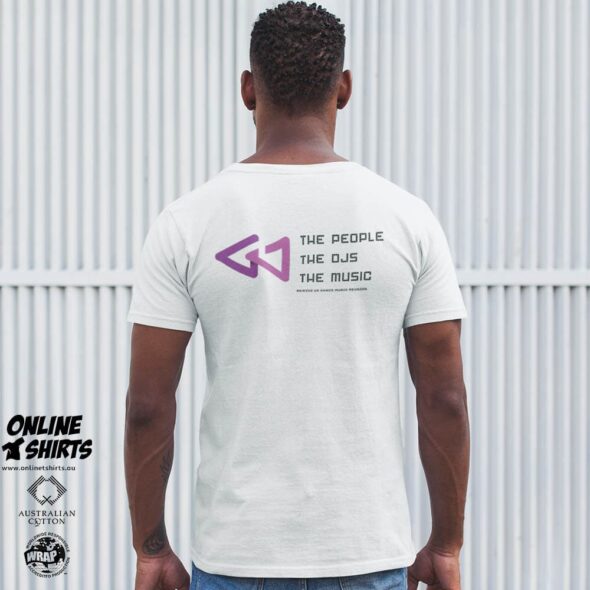 Rewind UK Dance Reunion DJ Shirt White Back 2025