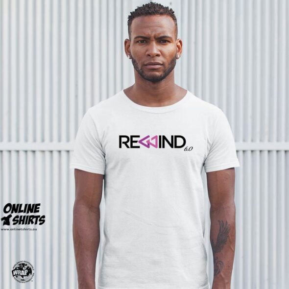 Rewind UK Dance Reunion DJ Shirt White Front 2025