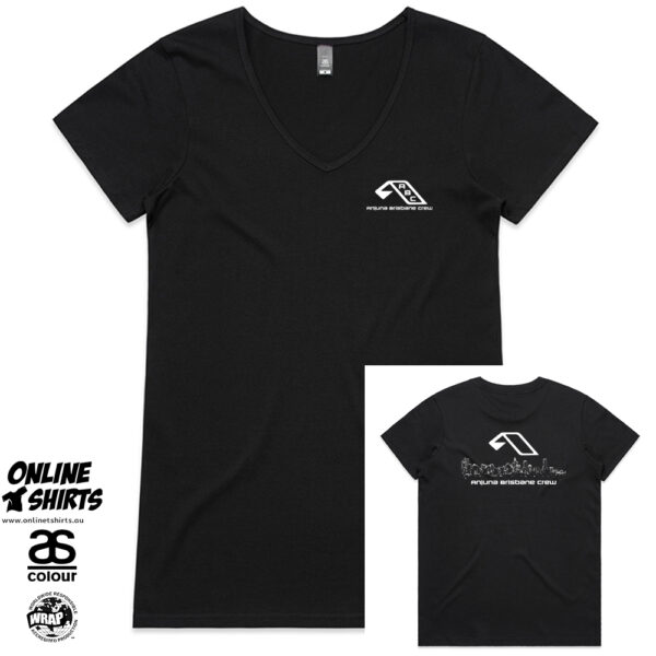 Anjuna Brisbane Crew Chest & Back V Neck