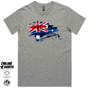Australia Flag Art T Shirt