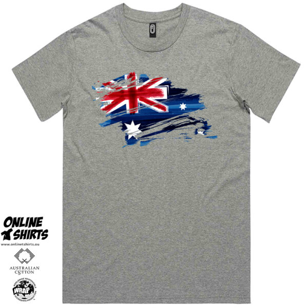Australia Flag Art T Shirt
