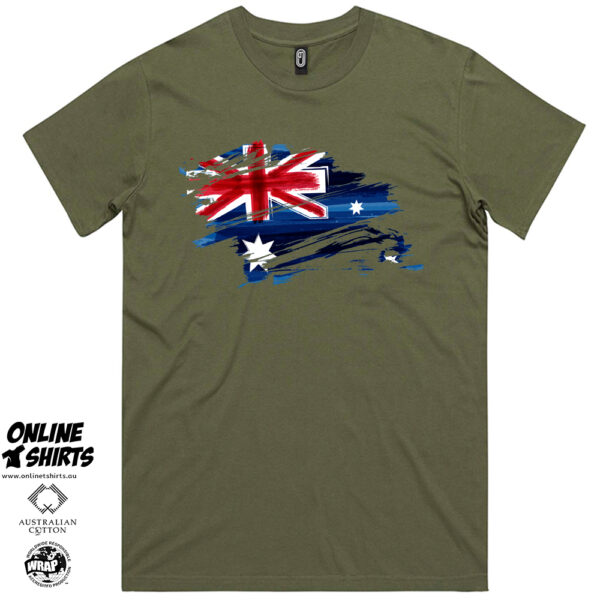Australia Flag Art T Shirt
