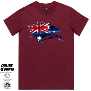 Australia Flag Art T Shirt