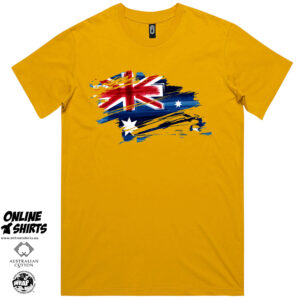 Australia Flag Art T Shirt