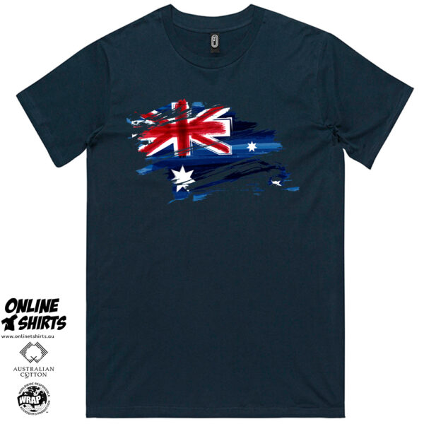 Australia Flag Art T Shirt