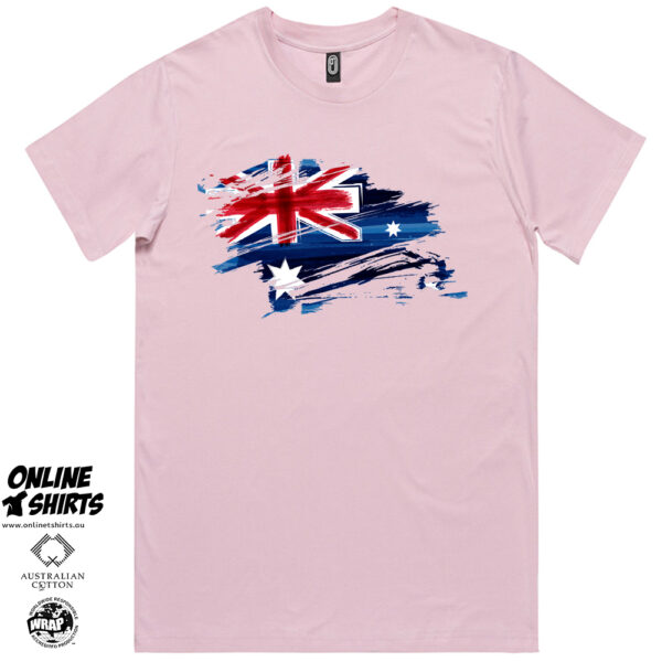 Australia Flag Art T Shirt
