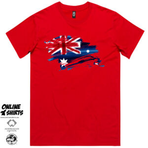 Australia Flag Art T Shirt