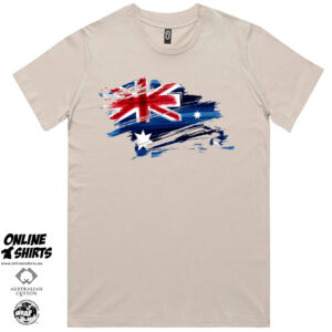 Australia Flag Art T Shirt
