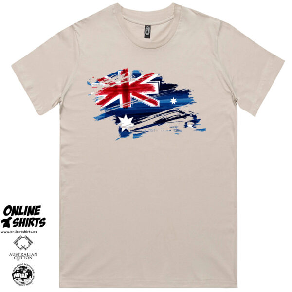 Australia Flag Art T Shirt