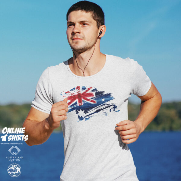 Australia Flag Art T Shirt