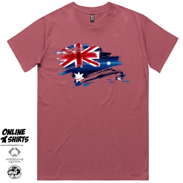 Australia Flag Art T Shirt
