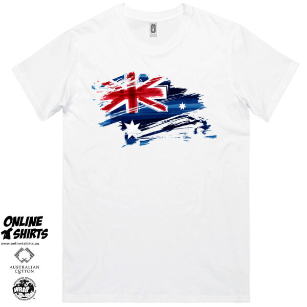 Australia Flag Art T Shirt