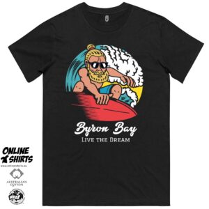 Byron Bay Living the Dream Men T-Shirt