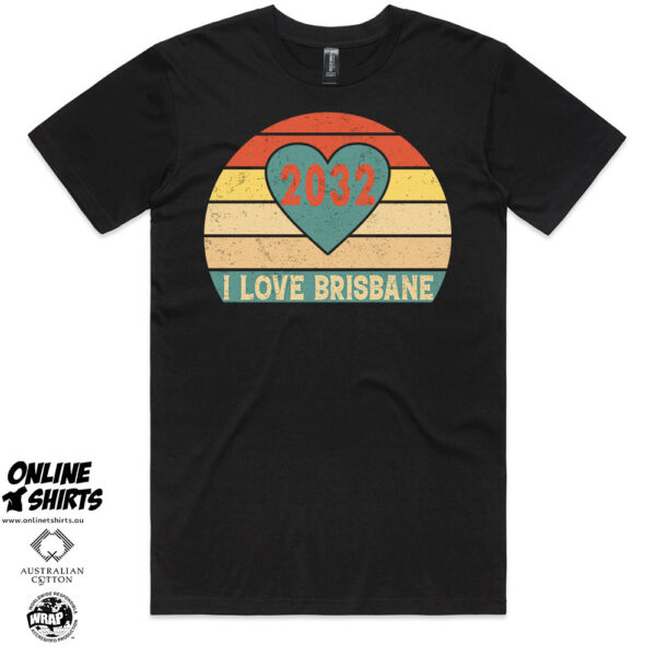 I Love Brisbane 2032 Men T-Shirt