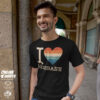 I Love Brisbane Retro T-Shirt