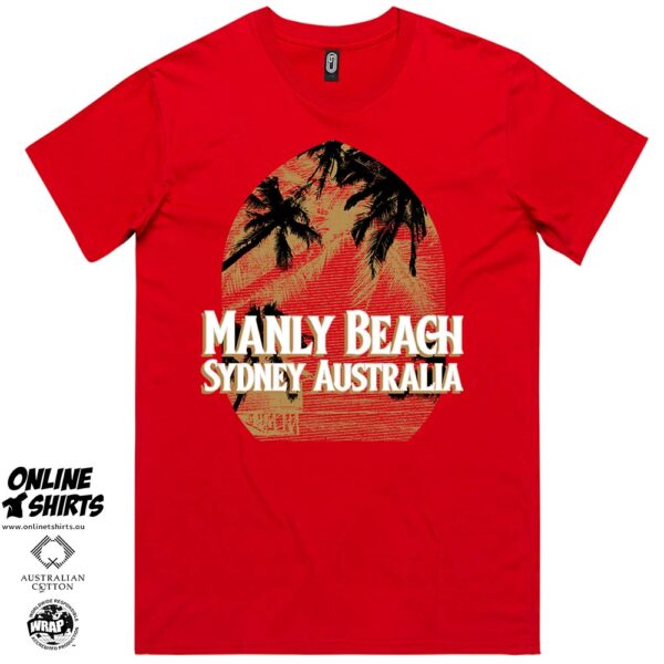 Manly Beach Sydney Australia Men T-Shirt