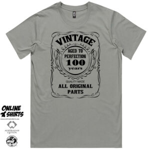 Vintage Aged to Perfection 100th Birthday T Shirt