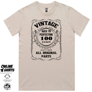Vintage Aged to Perfection 100th Birthday T Shirt