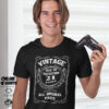 Vintage Aged to Perfection 21st Birthday T Shirt