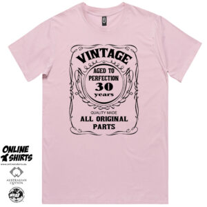Vintage Aged to Perfection 30th Birthday T Shirt