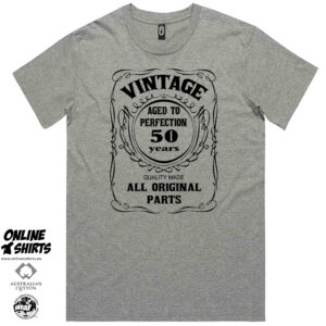 Vintage Aged to Perfection 50th Birthday T Shirt