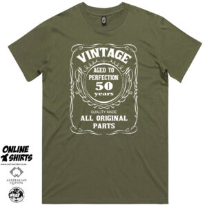Vintage Aged to Perfection 50th Birthday T Shirt