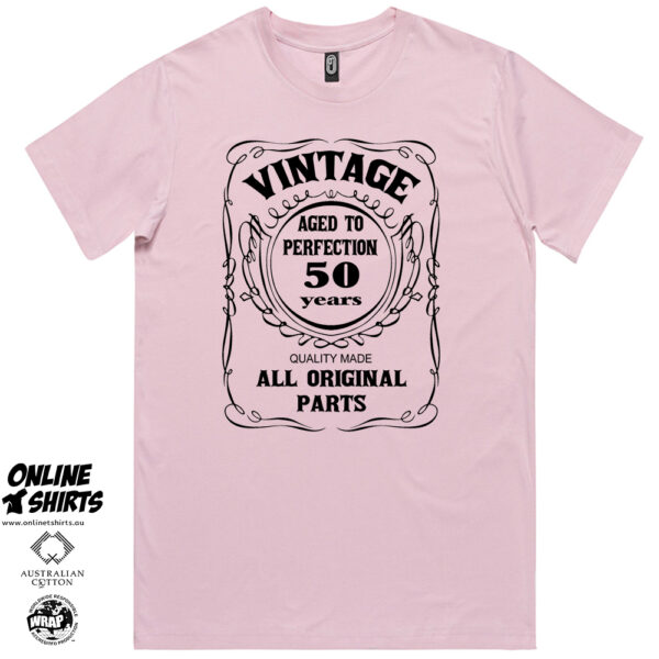 Vintage Aged to Perfection 50th Birthday T Shirt