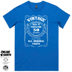 Vintage Aged to Perfection 50th Birthday T Shirt