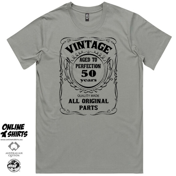 Vintage Aged to Perfection 50th Birthday T Shirt