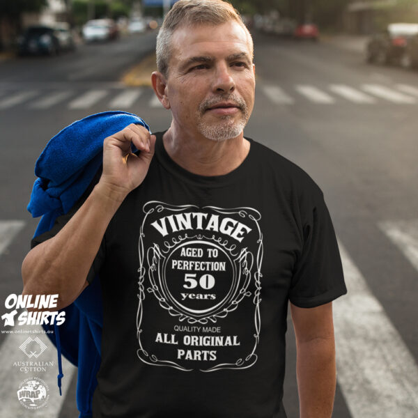 Vintage Aged to Perfection 50th Birthday T Shirt