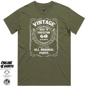 Vintage Aged to Perfection 60th Birthday T Shirt