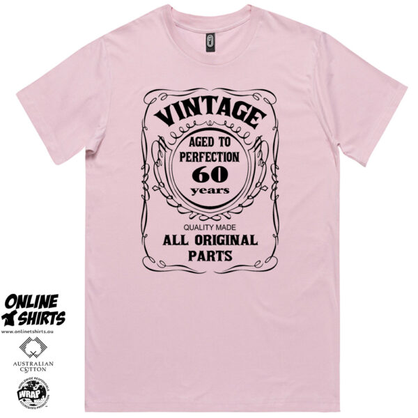 Vintage Aged to Perfection 60th Birthday T Shirt