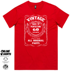 Vintage Aged to Perfection 60th Birthday T Shirt