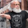 Vintage Aged to Perfection 60th Birthday T Shirt