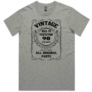 Vintage Aged to Perfection 90th Birthday T Shirt