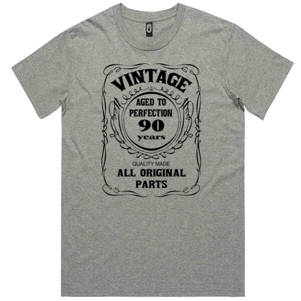 Vintage Aged to Perfection 90th Birthday T Shirt