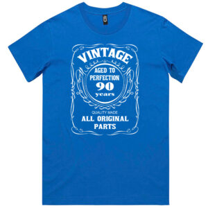Vintage Aged to Perfection 90th Birthday T Shirt