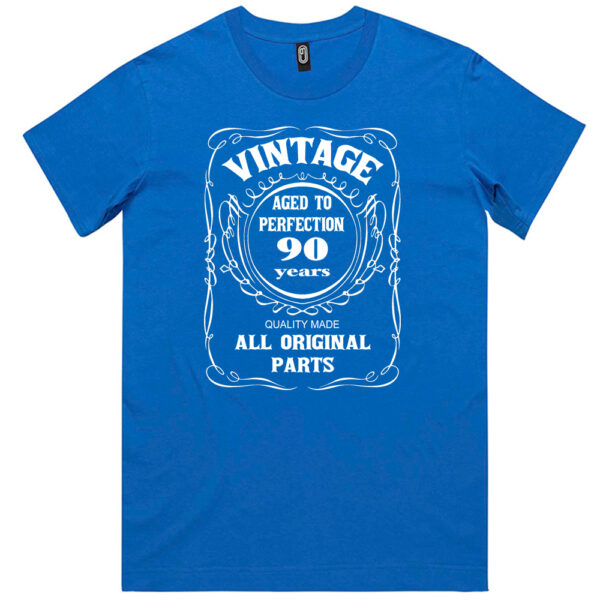 Vintage Aged to Perfection 90th Birthday T Shirt