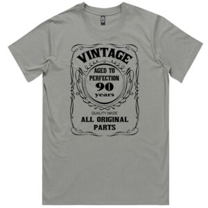 Vintage Aged to Perfection 90th Birthday T Shirt