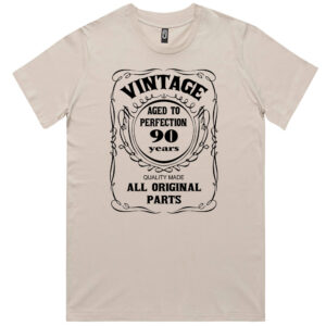 Vintage Aged to Perfection 90th Birthday T Shirt