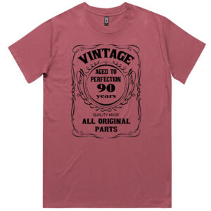 Vintage Aged to Perfection 90th Birthday T Shirt