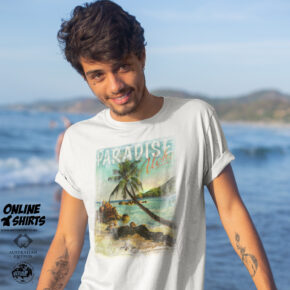 Vintage Tropical Paradise T Shirt
