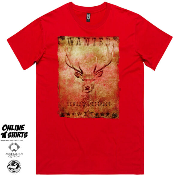 Wanted Buck Reward T Shirt