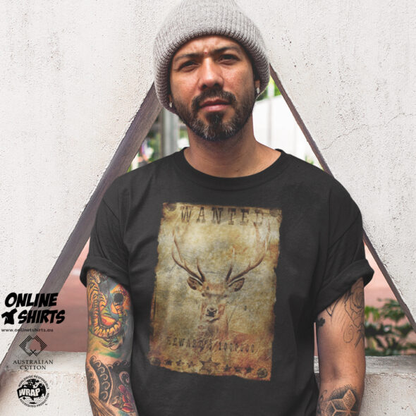 Wanted Buck Reward T Shirt