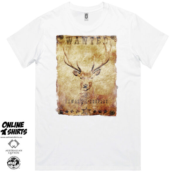 Wanted Buck Reward T Shirt